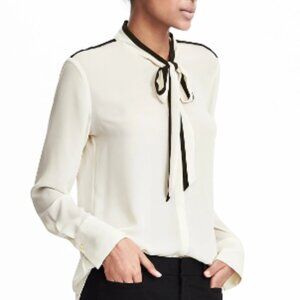 Banana Republic Tie Bow Blouse (M)